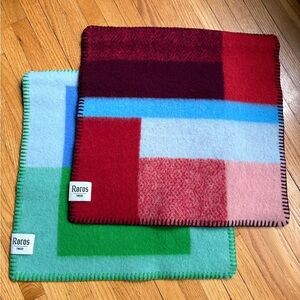 Set of Two Røros Norwegian Tweed Seat Covers